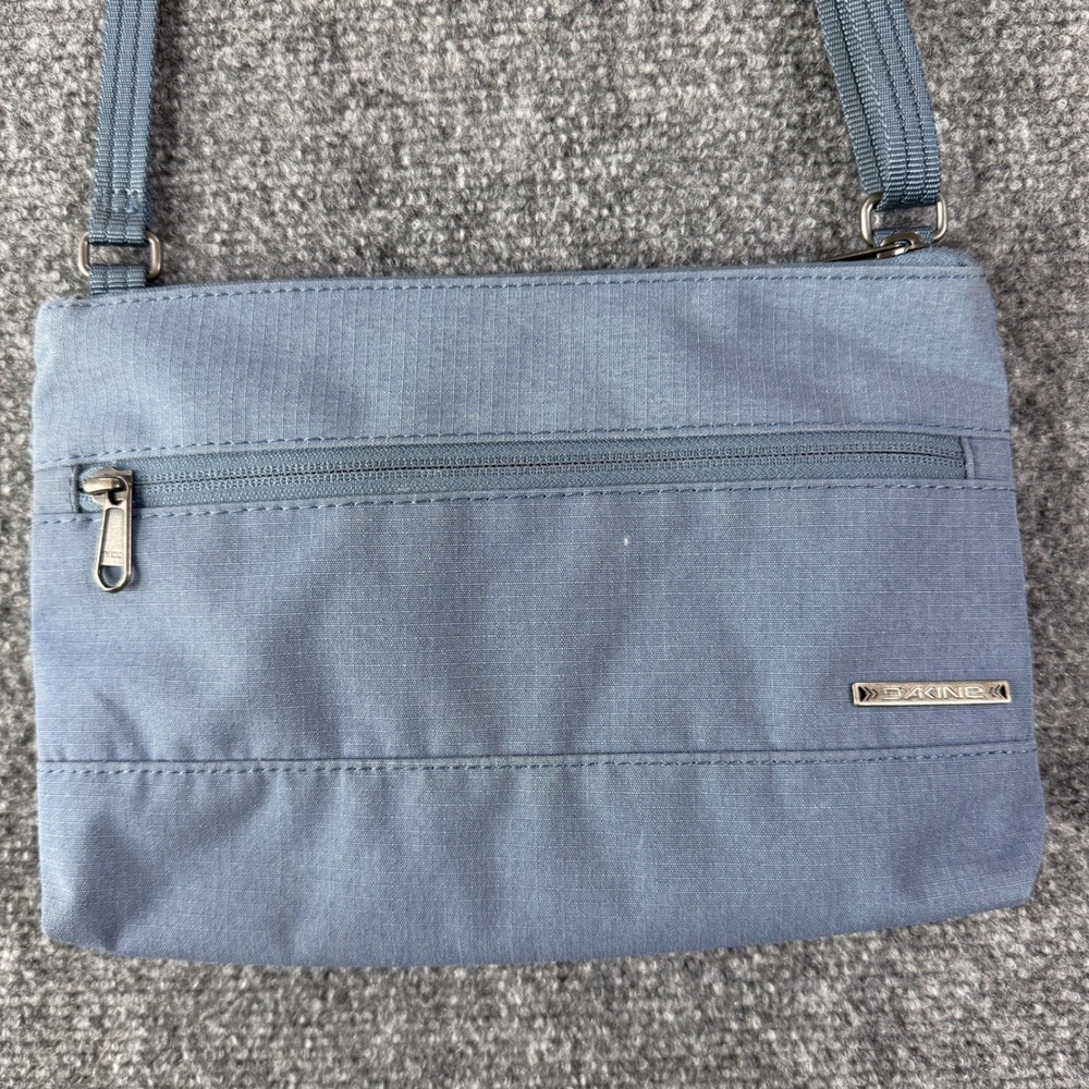 Dakine Jacky Crossbody Bag Blue Recycled Polyester Adjustable Strap Travel Bag